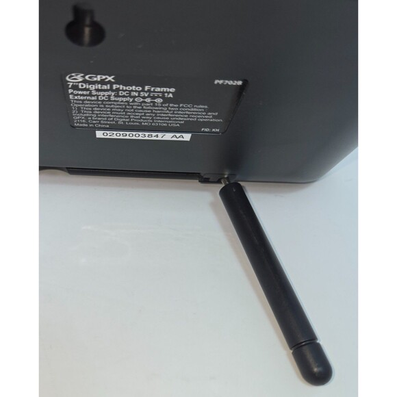 GPX 7" Digital Photo Frame TFT LCD Clock Calendar SD Card and USB with Box Guide - Picture 8 of 16